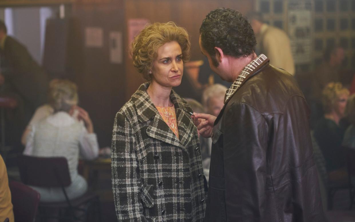 Katherine Kelly and Daniel Mays in The Long Shadow