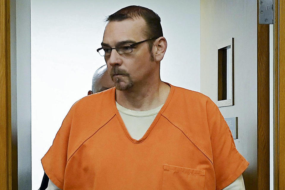 James Crumbley at Oakland County Courthouse (Clarence Tabb Jr. / Detroit News via AP)