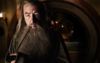 Gandalf takes a solemn second to himself in Bag End.