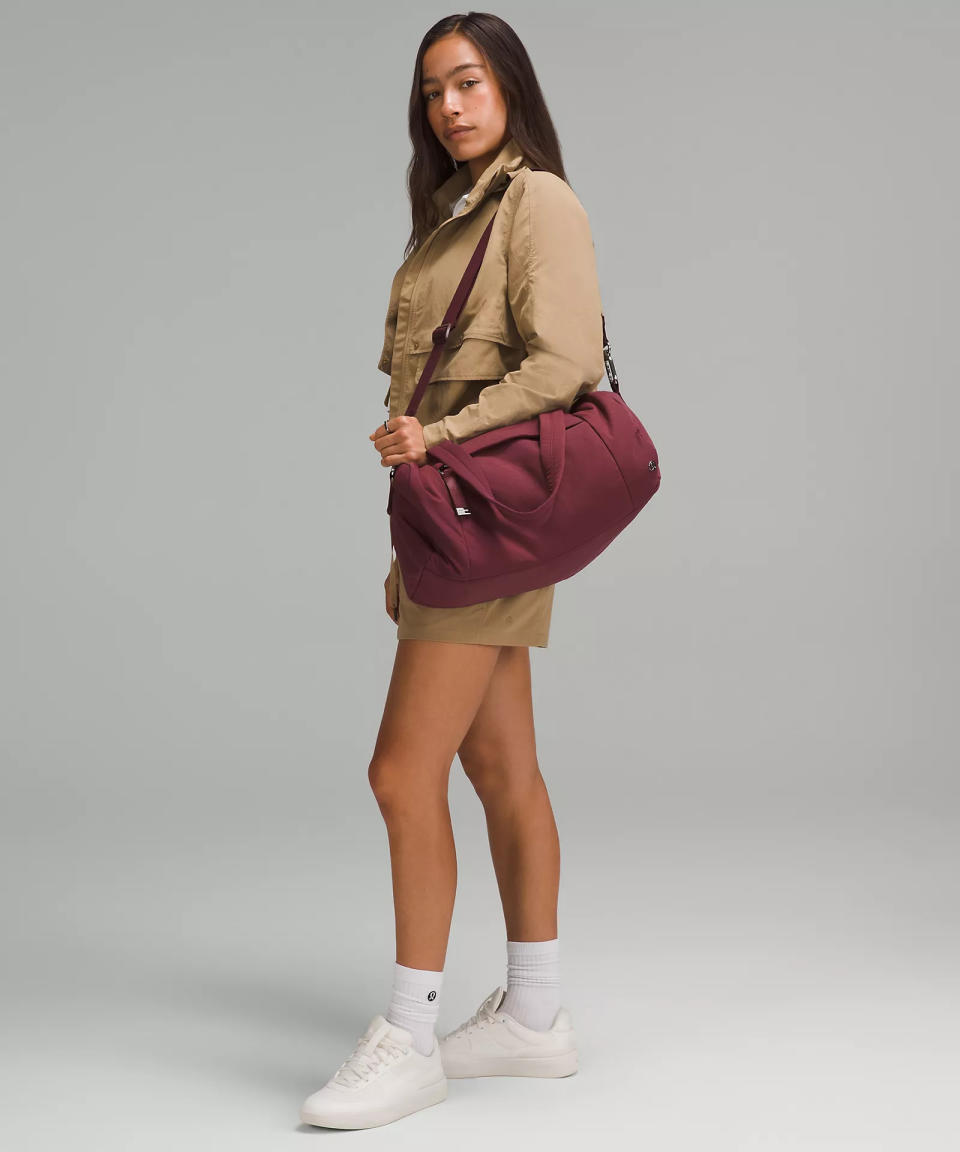 the On My Level Barrel Duffle Bag 16L from lululemon