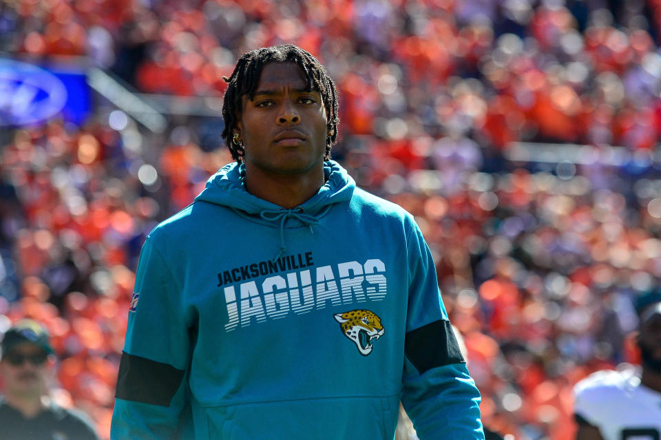 Jacksonville cornerback Jalen Ramsey was in Houston on Sunday. (Getty Images)