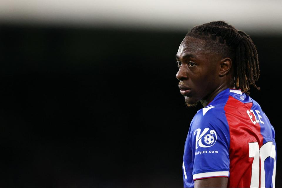 Big boost: Eze is set to sign a new deal with Crystal Palace (AFP via Getty Images)