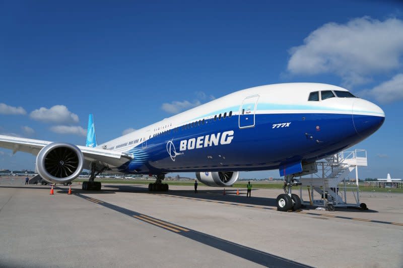 Boeing says it has built more than 10,000 commercial jetliners that are flying passengers and cargo around the globe and has orders for more than 5,700 more. File Photo by Bill Greenblatt/UPI