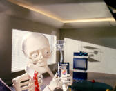 <b>Scotch tape – Re-record, not fade away (1985)</b><br><br> Adverts have always been an important source of income to Aardman, as well as a chance for the animators to try out new techniques. Like this advert for Scotch videotapes, that introduced the world to Archie the Skeleton.