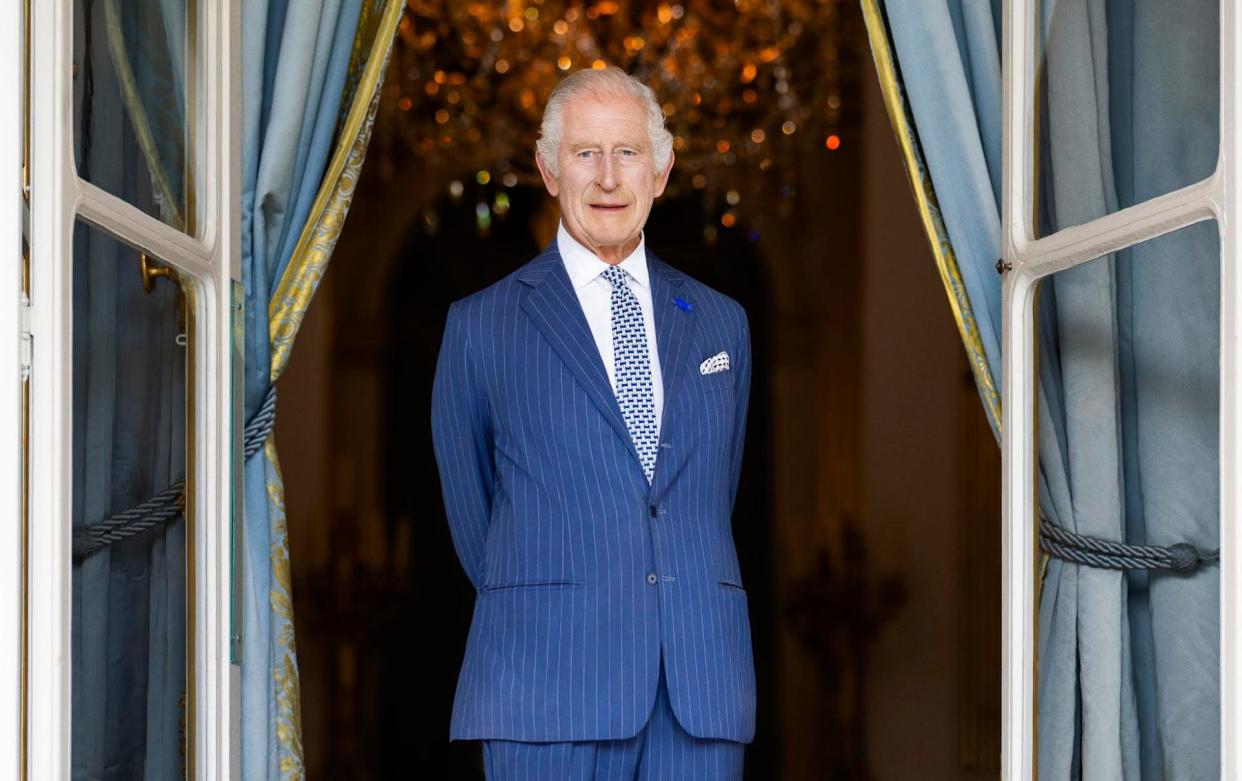 Buckingham Palace released this picture when the King revealed his cancer diagnosis in February