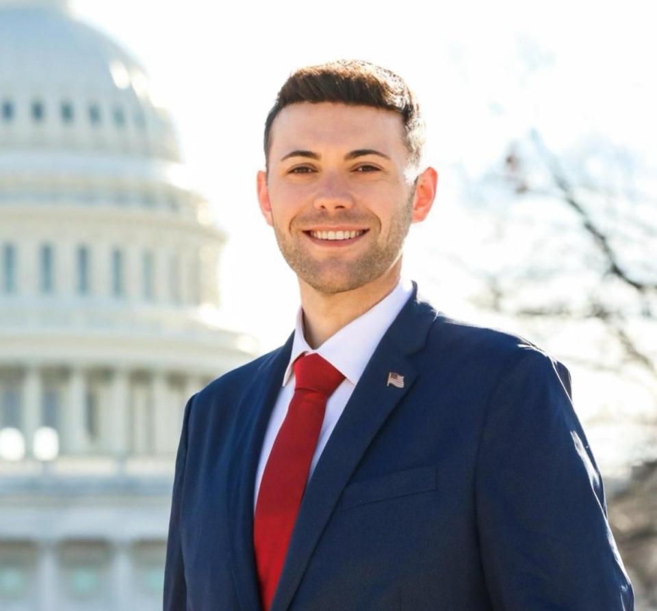 One of the 11 GOP congressional candidates running for the 2nd District has left behind a trail of lawsuits, criminal charges and controversies.