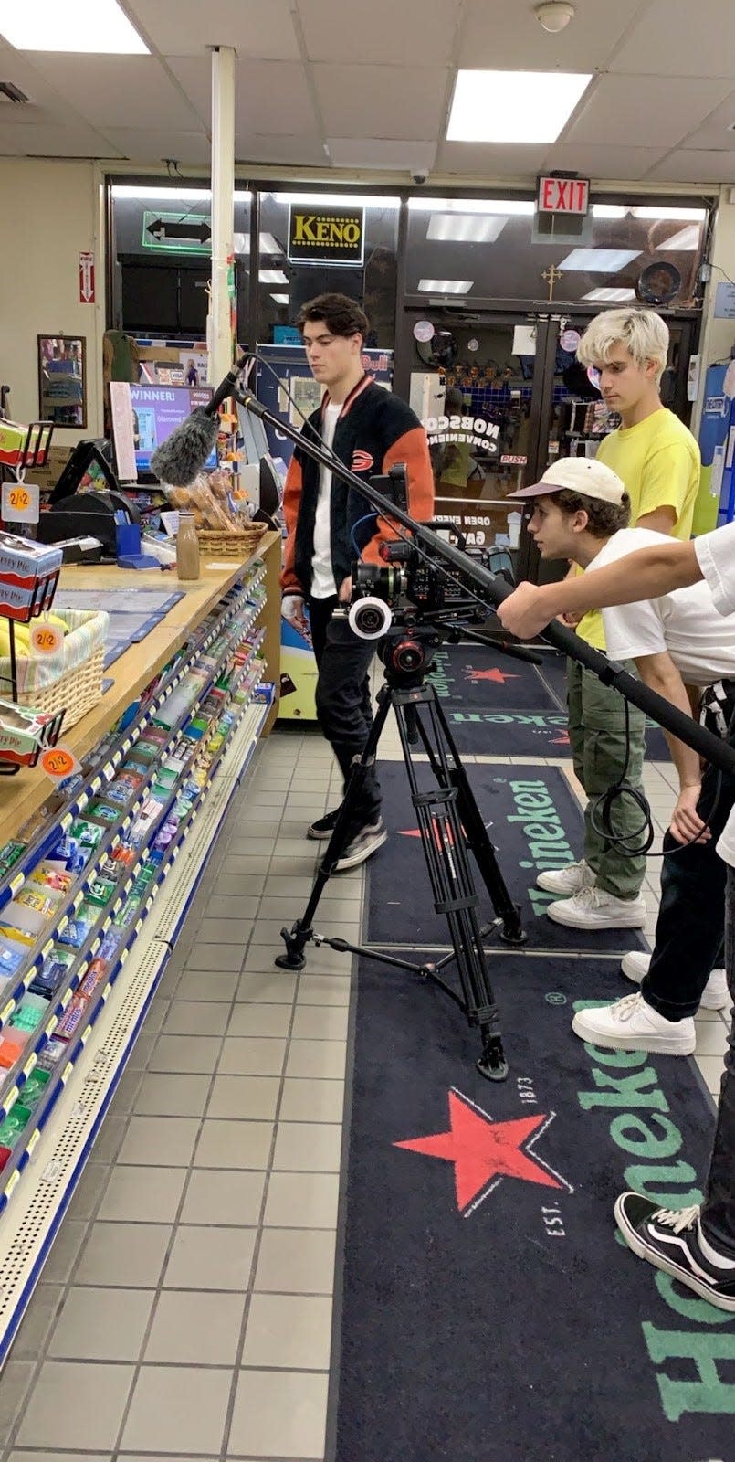 Several scenes from "Blood Moon" were shot in Framingham, including at Nobscot Convenience.