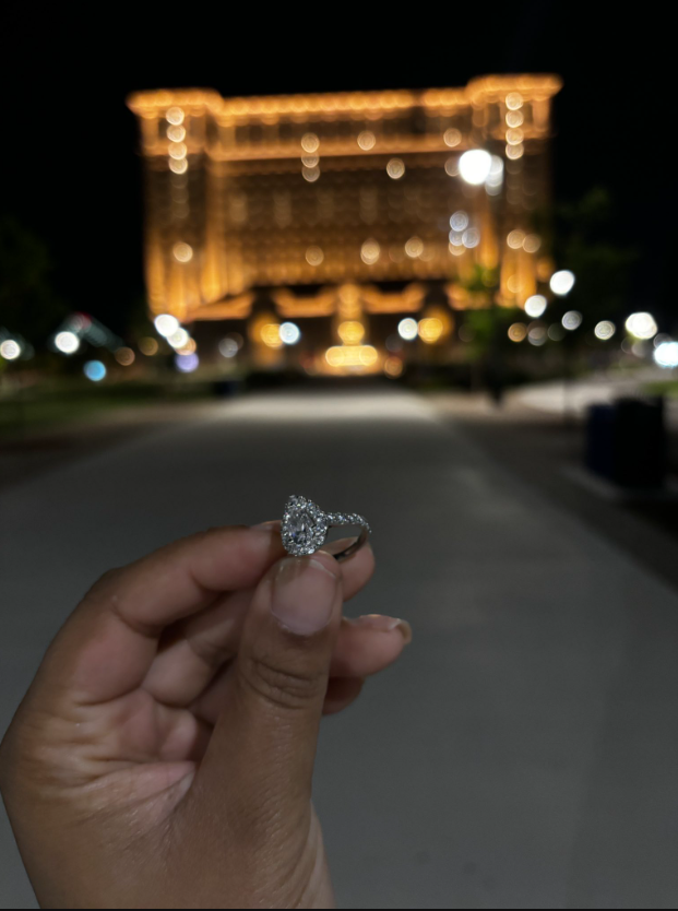 Yelitsa Jean-Charles and her boyfriend found a missing ring at Roosevelt Park around 9:50 p.m. on Friday, July 26. They are hoping to return the ring to its rightful owners as soon as possible.