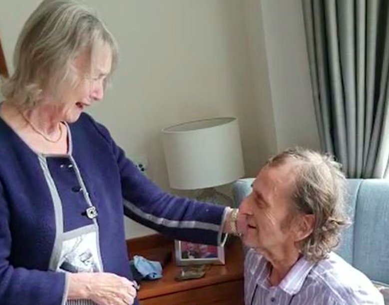 Colin Bagshaw suffered a stroke in November while Jane Bagshaw was diagnosed with dementia two years ago. (SWNS)