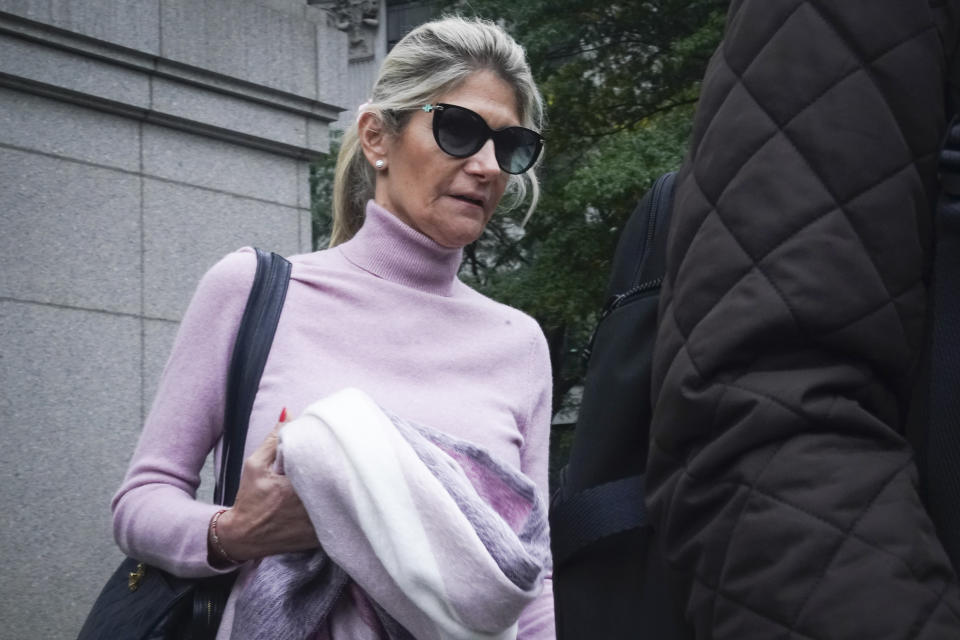 Nadine Menendez, wife of Sen. Bob Menendez who is charged with bribery, leaves federal court, Wednesday, Oct. 18, 2023, in New York. (AP Photo/Bebeto Matthews)