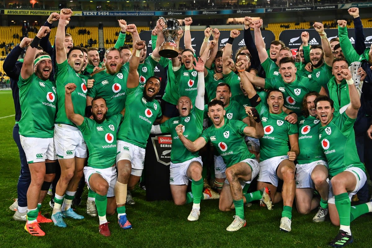 Ireland are looking to build on their historic series victory in New Zealand earlier this year  (AP)