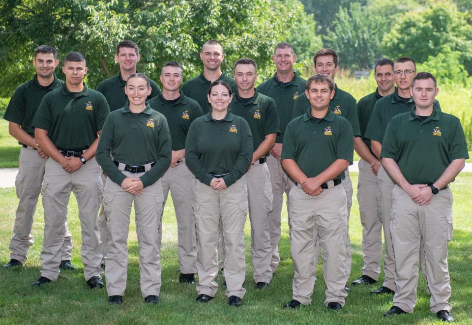 Fourteen cadets are part of the 32nd Ohio Wildlife Officer Training Academy, including two from Crawford County.