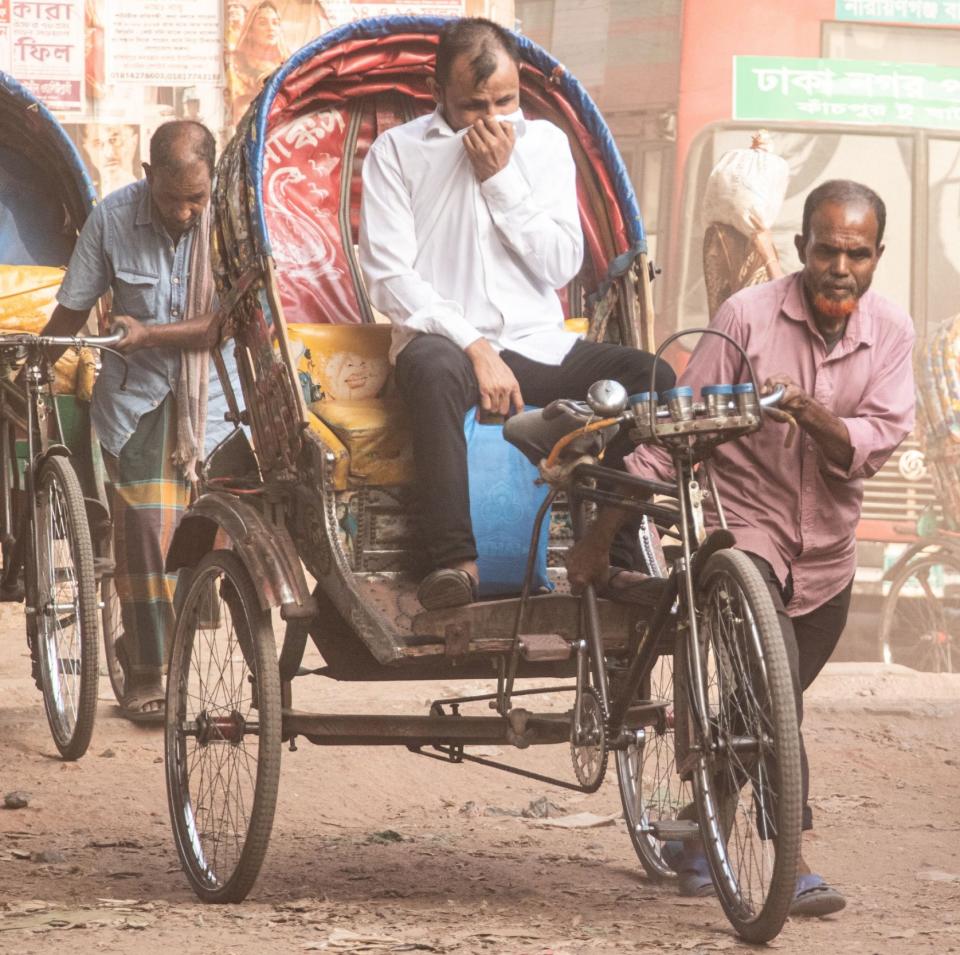 Bangladesh was rated the most polluted country in the world for fine particulate matter in 2023