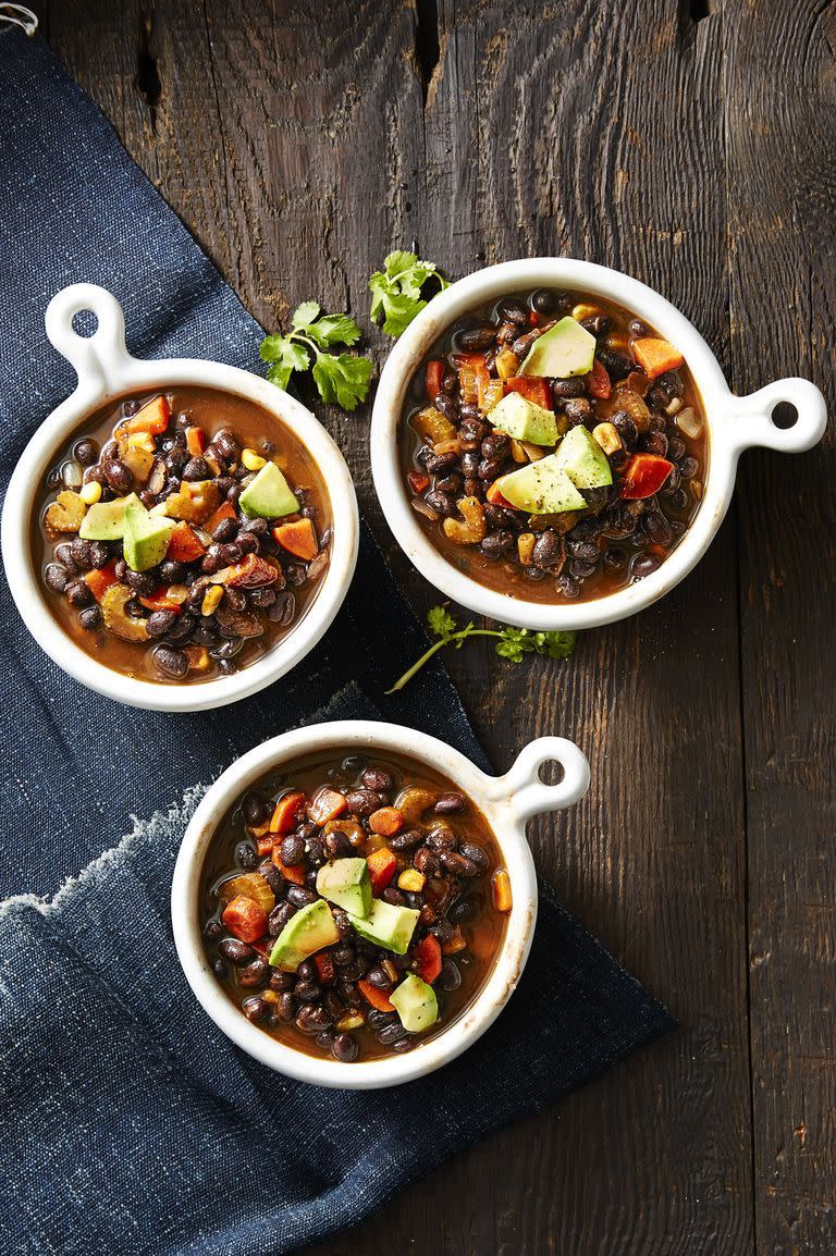 Smoky Vegan Black Bean Soup