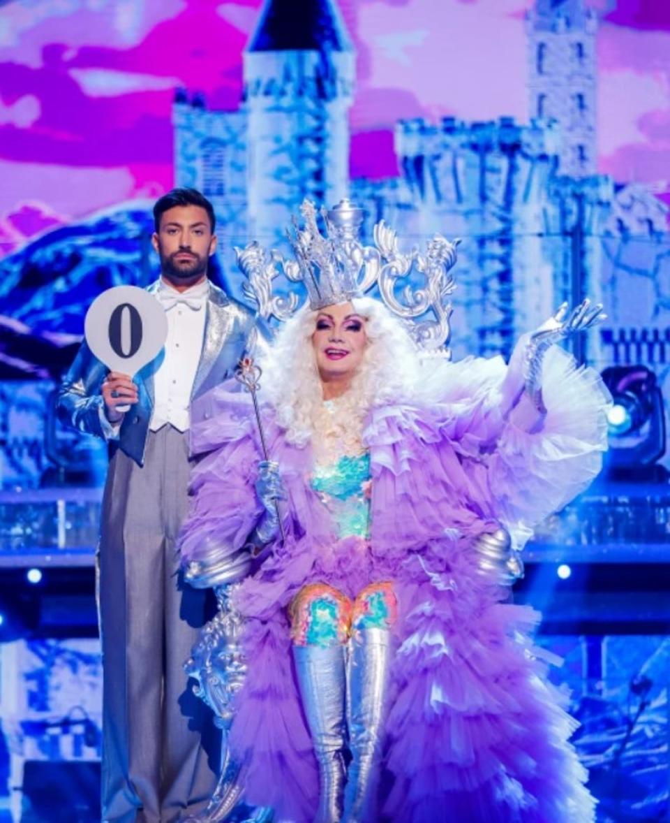 The Strictly judge, in drag during a performance with dance pro Giovanni Pernice, said he finally felt accepted when he first joined dance theatre (BBC)