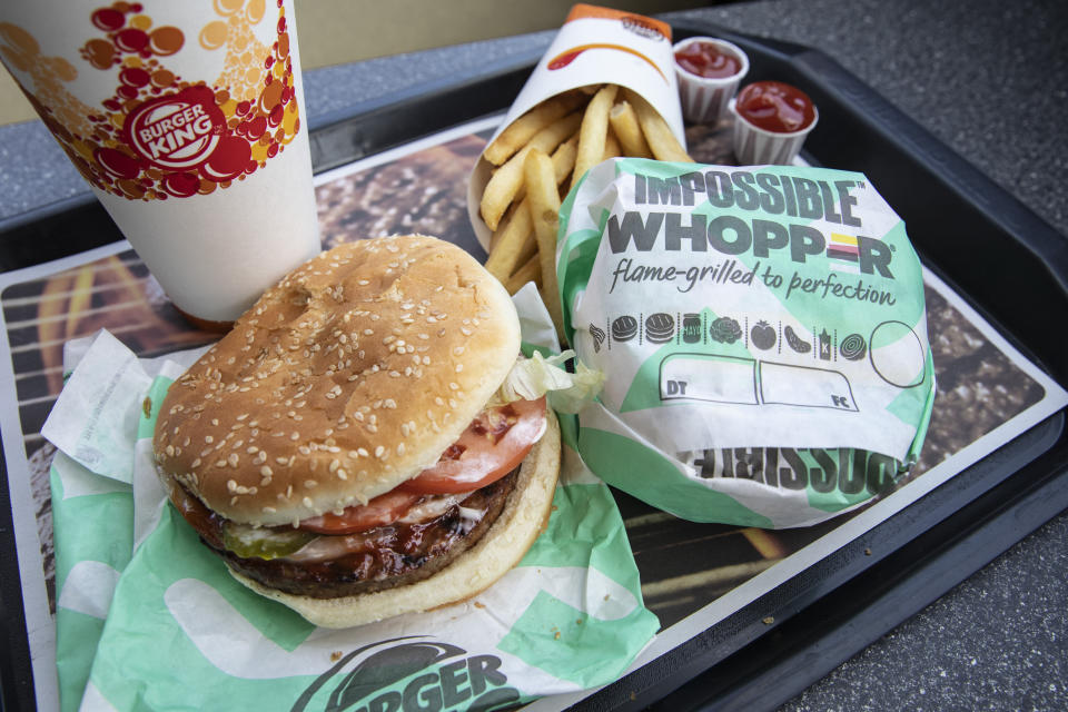 Even Burger King began selling the meatless Impossible Whopper in 2019. (Photo: Drew Angerer via Getty Images)