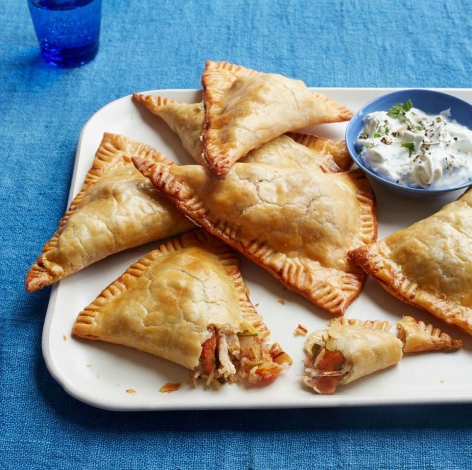 Turkey Turnovers with Apricots and Almonds