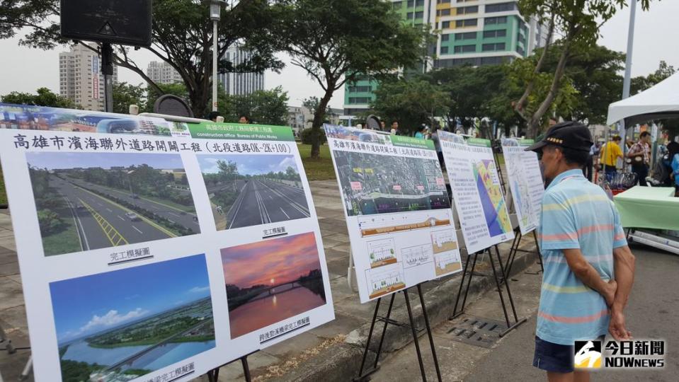 ▲新台17線如能全段完成開闢，預期可縮短橋頭至左營26%車行距離及減少30%行車時間，移轉原台17線30~50%交通量，帶動地區產業及觀光。（圖／記者陳佩琪攝, 2017.11.10）