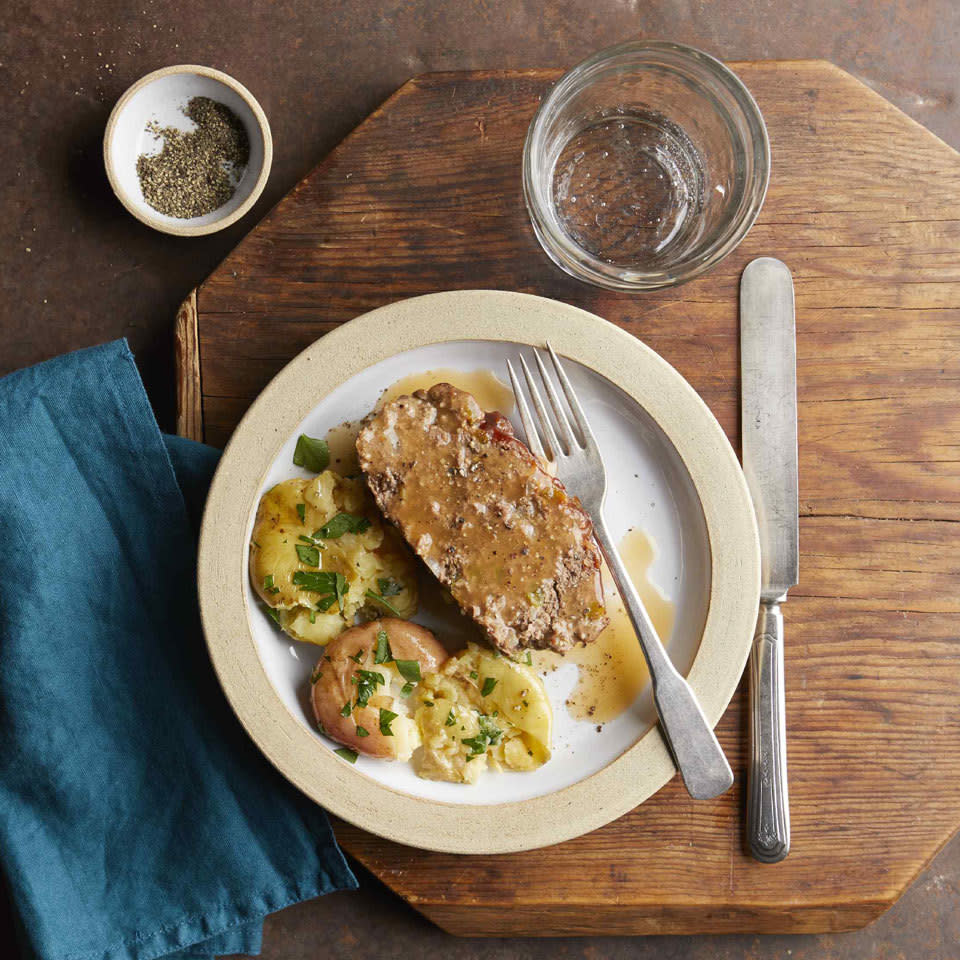 Pressure-Cooker Meatloaf & Potatoes