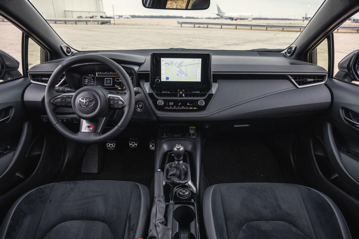 2024 toyota gr corolla interior