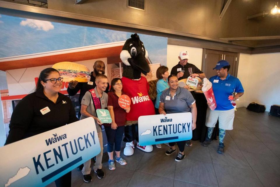 As part of a three-state Community Partnership Tour across the Midwest, Wawa hosted a preview event to introduce itself to the community and share more details about its first wave of expansion plans at the Old courthouse in Lexington, Ky, September 26, 2023.