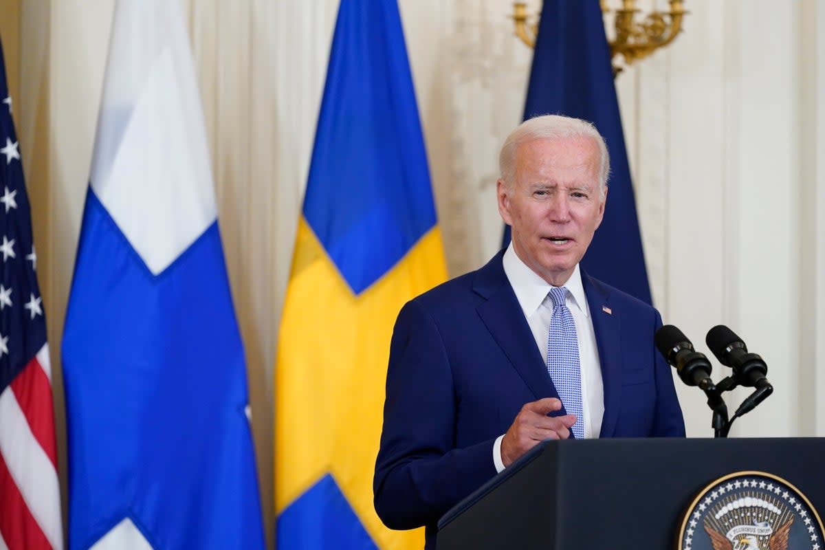 Biden NATO (Copyright 2022 The Associated Press. All rights reserved.)