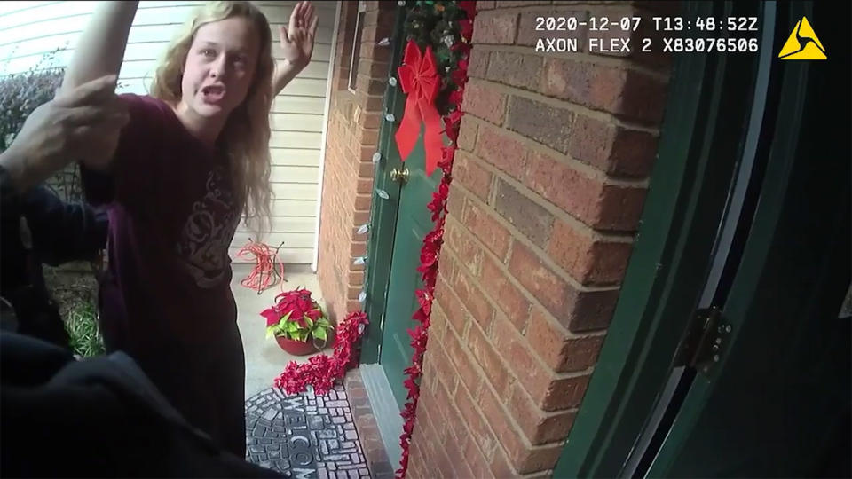 Florida Dept. of Law Enforcement bodycam footage shows the state police raid on Rebekah Jones's home on Dec. 7, 2020. 