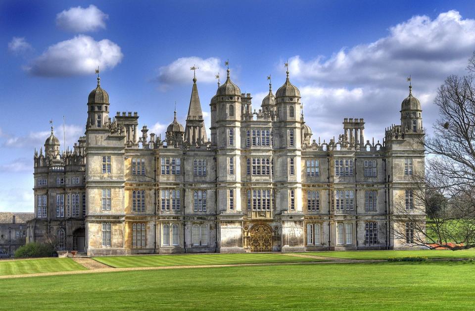 1) Burghley House in Peterborough, England