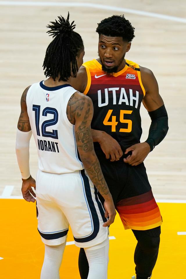 Grizzlies vs. Jazz: Donovan Mitchell, Ja Morant swap jerseys