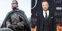 <p>From left: Dormer as Beric Dondarrion in Season 7; Dormer at the <em>GoT</em> Season 8 premiere on April 3, 2019. </p>