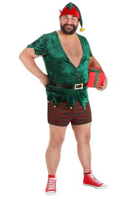 Sexy Plus-Size Christmas Elf Costume