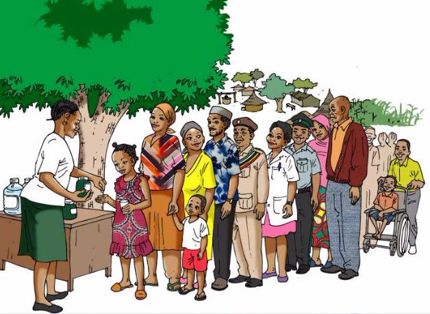 An image from the pamphlets volunteers use in Nampula, Mozambique, to educate people on neglected tropical diseases. (Photo: Malaria Consortium)