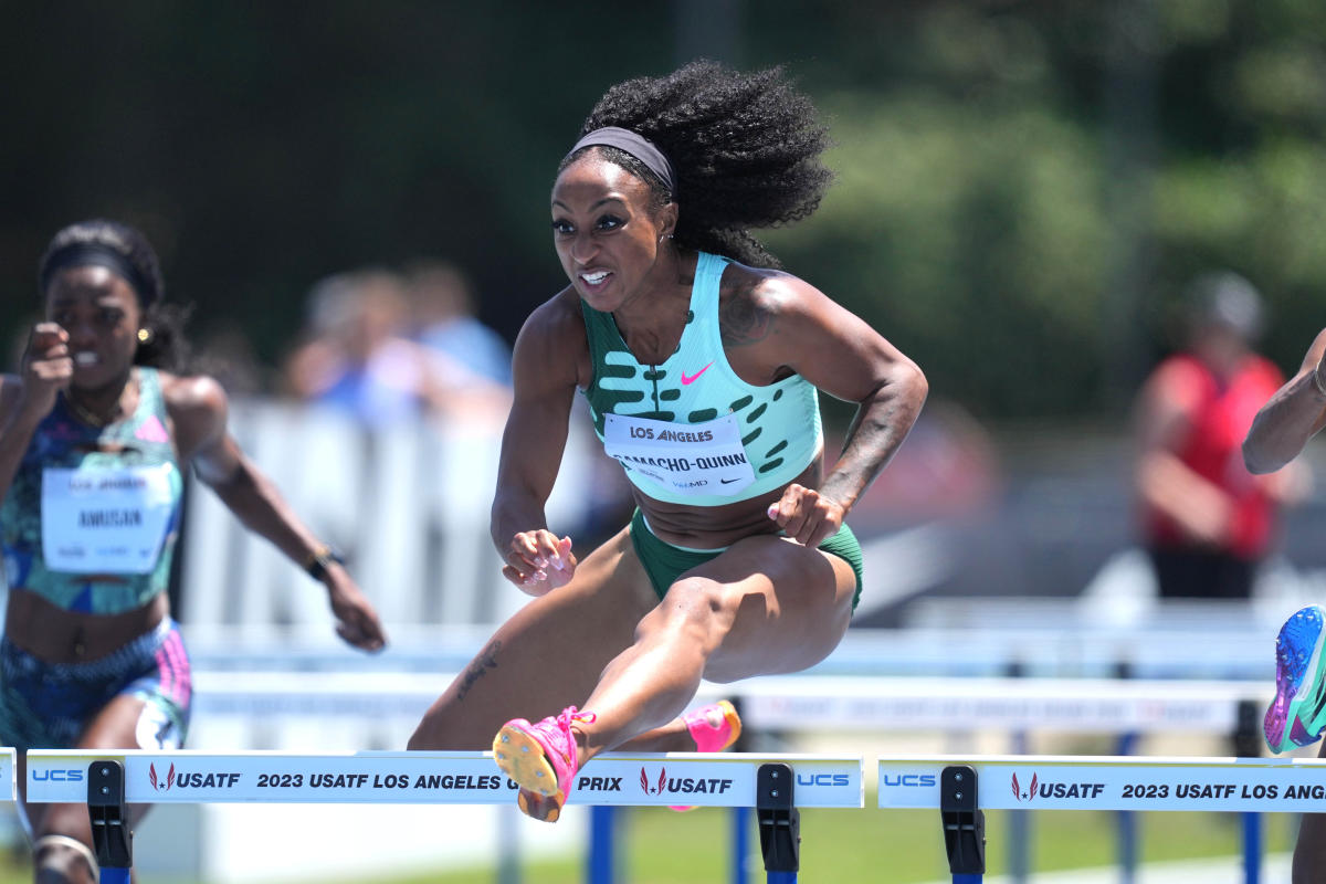 World track and field championships 2022: Olympic champion Jasmine  Camacho-Quinn on handling pressure ahead of worlds and her plans for the  200m.