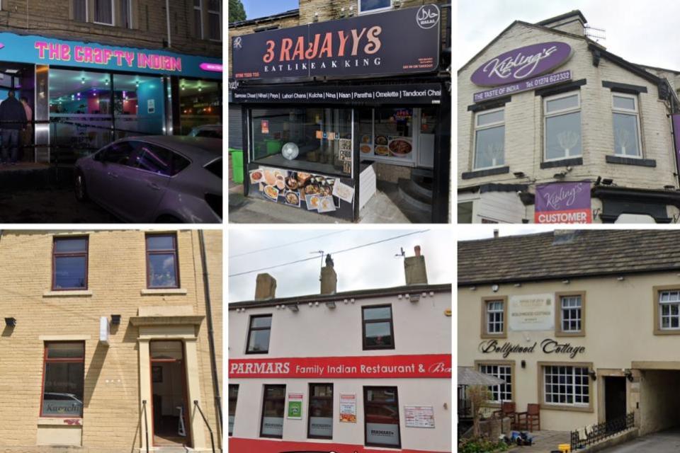 Bradford Telegraph and Argus: Some of the shortlisted restaurants and takeaways