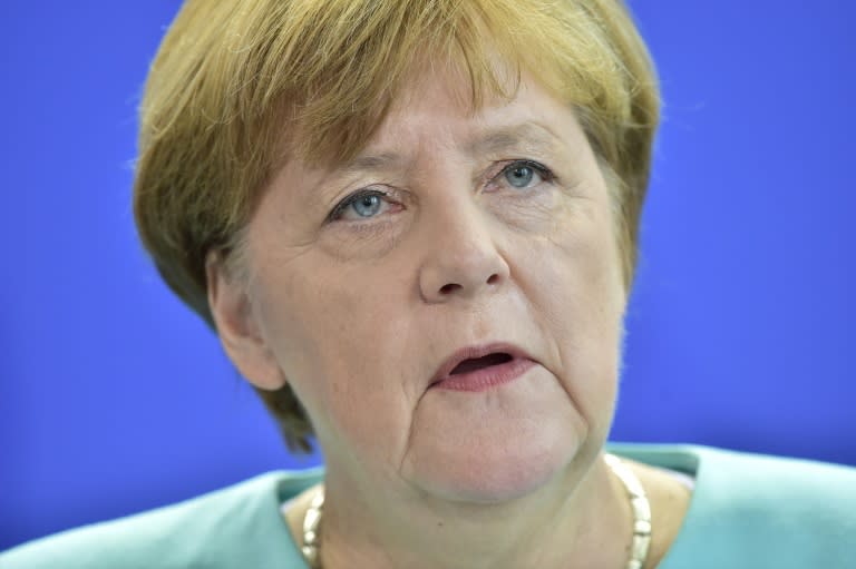Angela Merkel says Britain's decision to leave the EU is a "blow" to Europe