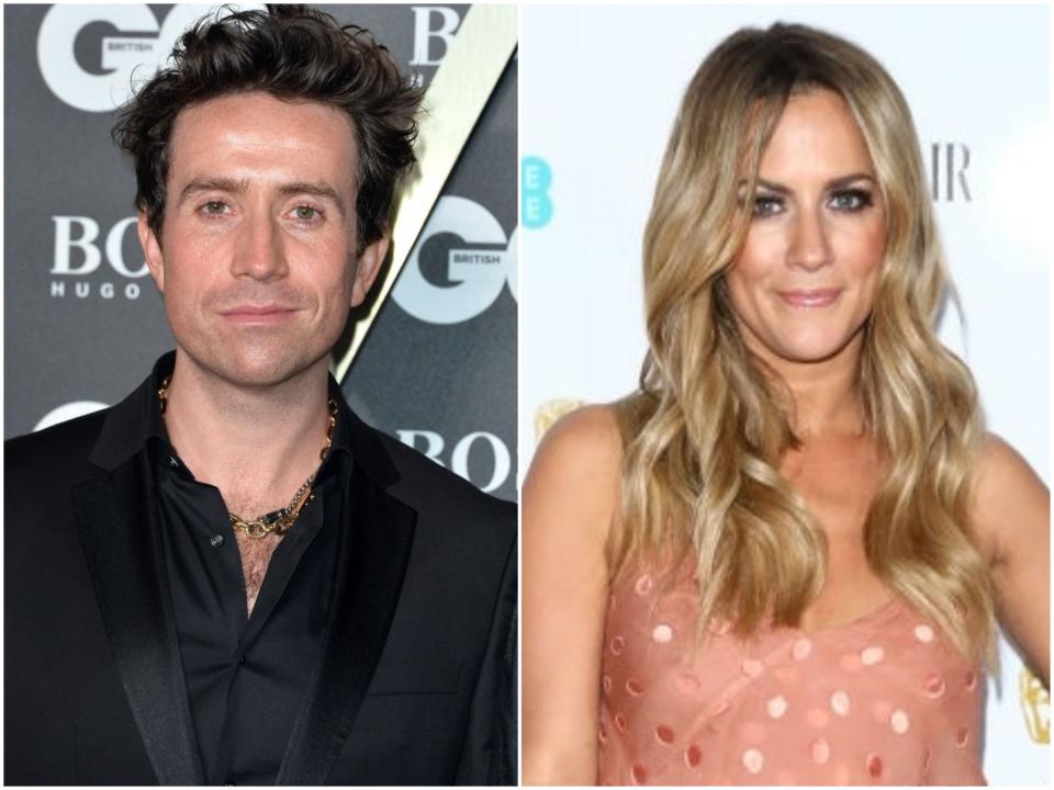 Nick Grimshaw and the late presenter Caroline Flack: Jeff Spicer/Tim P Whitby/Getty Images