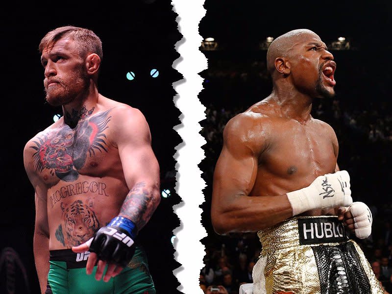 Conor McGregor and Floyd Mayweather