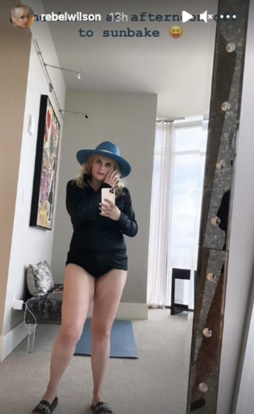 Rebel Wilson shows off weight loss in swimsuit