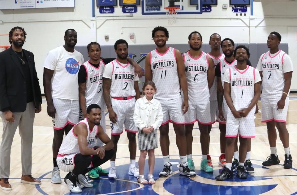 Carolina Meredith sang the National Anthem as the Derby City Distillers prepared to take on the St. Louis Griffins on May 27, 2023.