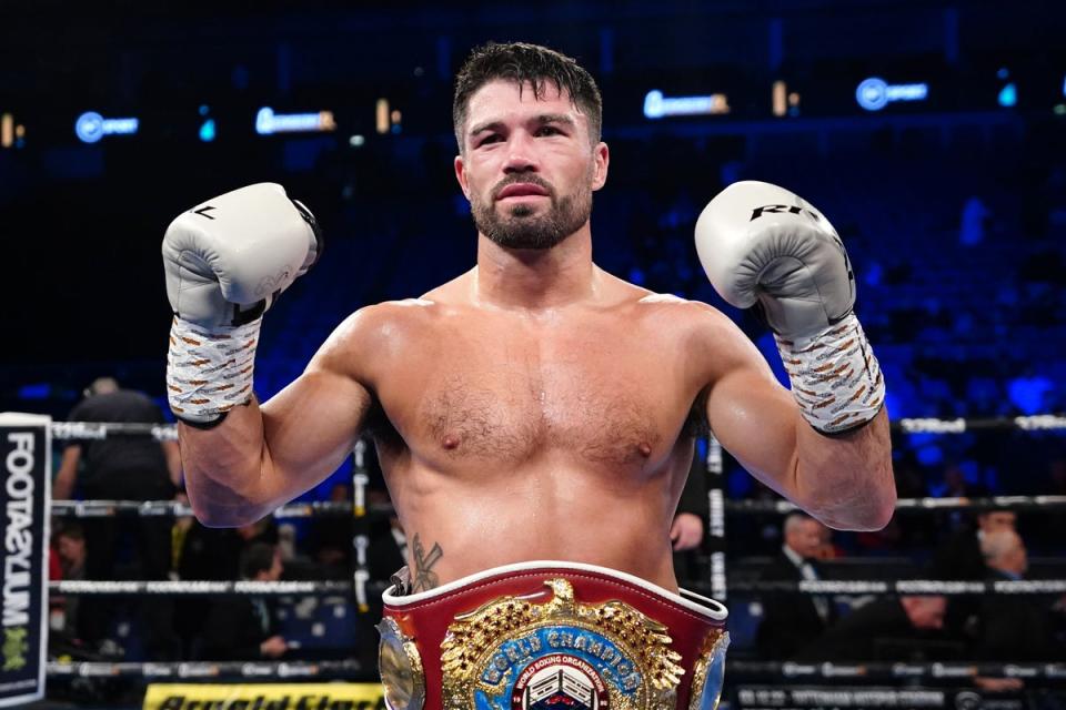 John Ryder after winning the WBO International super-middleweight title (Zac Goodwin/PA) (PA Wire)