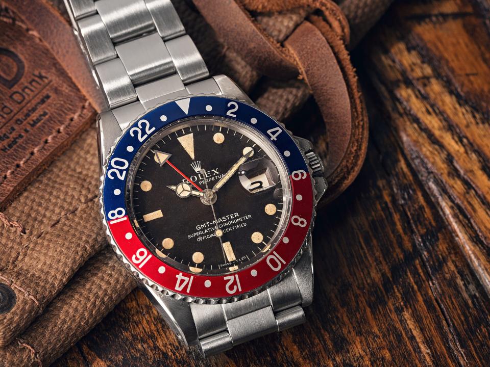 Eine Rolex GMT, Artikelnummer 1675. 