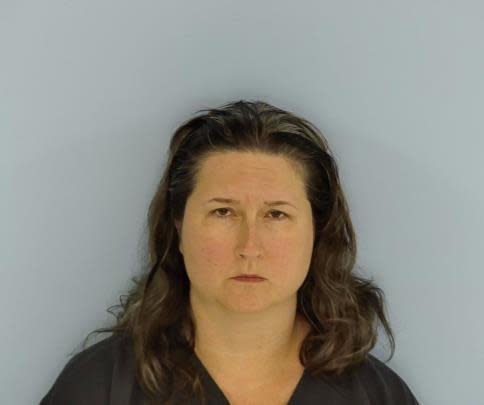 Selena Chambers was arrested and charged with battery after Rep. Matt Gaetz told law enforcement she threw a glass of wine at him and doused his shoulder on April 29, during a wine and food festival in Miramar Beach. / Credit: Walton Co. Sheriff