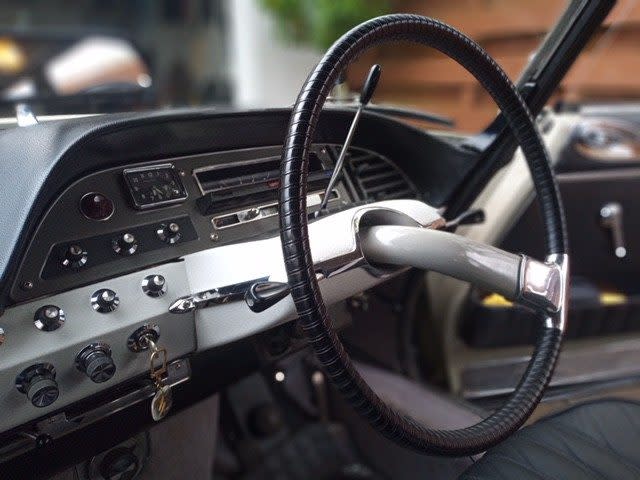 The interior of Willie Bennie’s 1967 Pallas remains in excellent condition