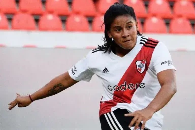 Otazú arribó a River en enero de 2023, al término de su vínculo con Racing