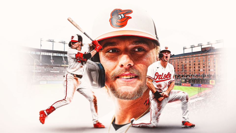 In the five years since he was drafted at No. 42, Gunnar Henderson has blossomed into a face of the franchise and MVP candidate for the Orioles. (Bruno Rouby/Yahoo Sports)