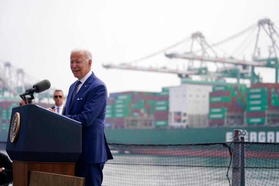 Biden Port of Los Angeles