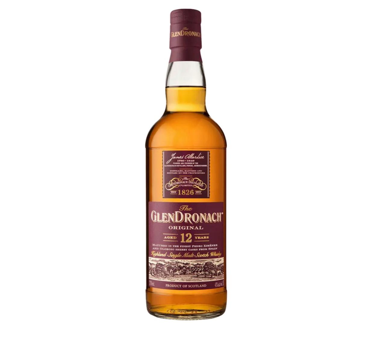 Glendronach 12-Year Single Malt Scotch Whiskey