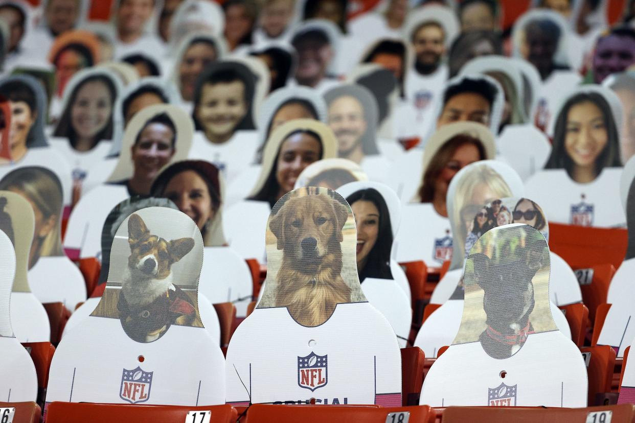 NFL Cardboard Cutout Fans