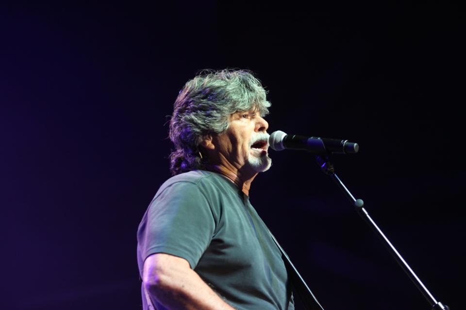 Randy Owen of the band Alabama performs during a show at the Tuscaloosa Amphitheater on Friday, Sept.2, 2011. Alabama's song "Dixieland Delight" has become a fixture at University of Alabama football home games.