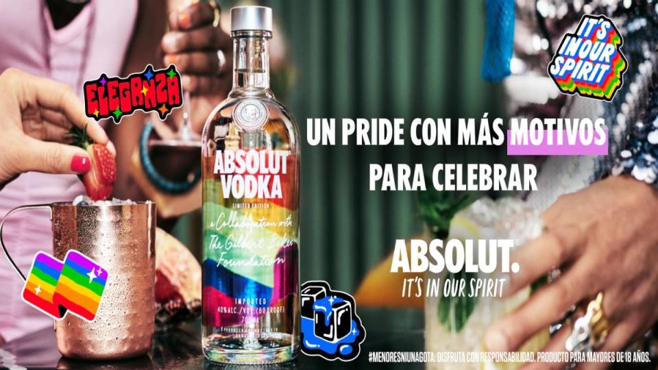 Absolut Vodka y KUPA se unen para lanzar la colección 'Pride' . Foto: Absolut Vodka